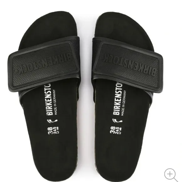 Birkenstock Women’s 37 EU Size Tema Slides Sandal Black Medium/Narrow NWT