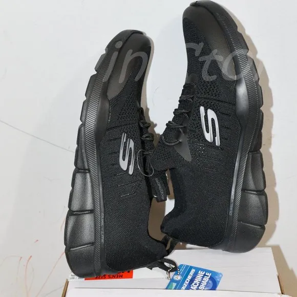 Black Skechers men Athletic shoes