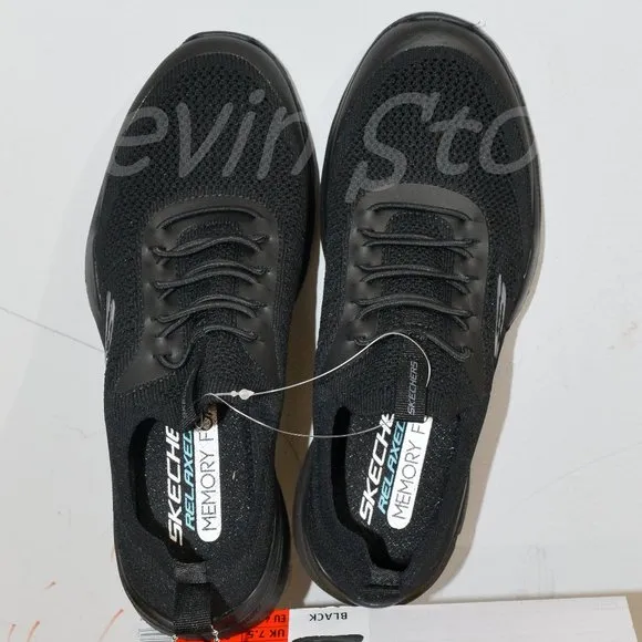 Black Skechers men Athletic shoes