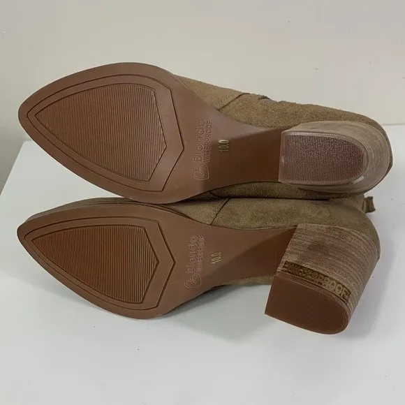 Blondo Waterproof Suede Booties Shoes
