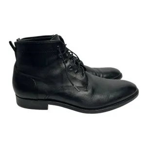 Bloomingdale’s The Men’s Store Black Leather Ankle Dress Shoes Boots Size 9.5
