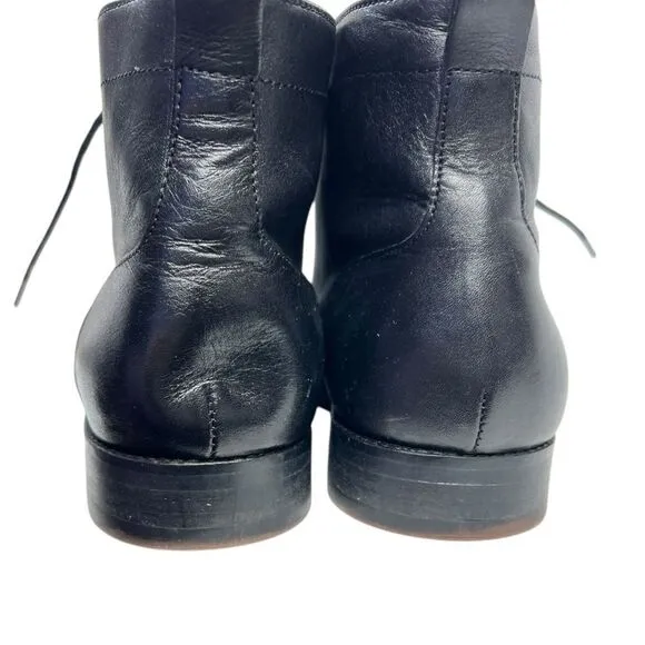 Bloomingdale’s The Men’s Store Black Leather Ankle Dress Shoes Boots Size 9.5