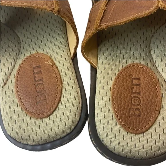 Born Dillon Jared Leather Sandal Slides . Boy Sz 12 little Kid. New without box.