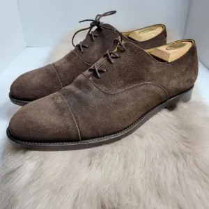 Bow-Tie Shoes Allen Captoe Oxford in Snuff Suede Shoes