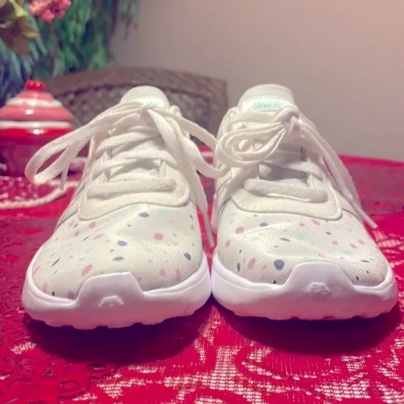Brand New Adidas Girl's Lite Racer K Sneakers Running Shoes Polka Dot