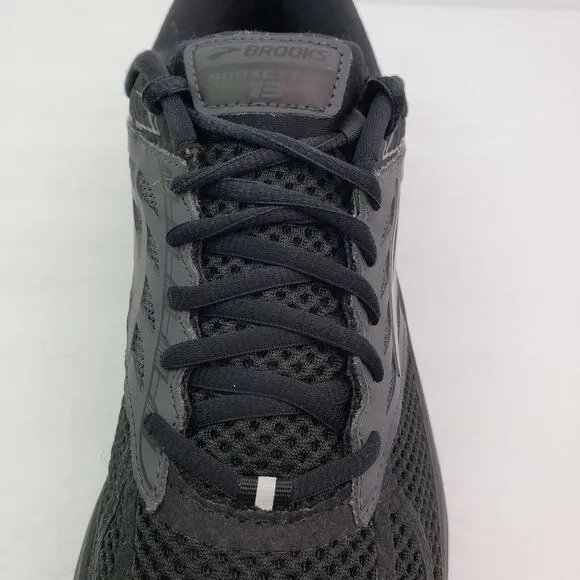 Brooks Addiction 13 Mens Size 12 Black No Insoles Athletic Running Sneaker Shoes