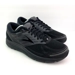 Brooks Addiction 13 Mens Size 12 Black No Insoles Athletic Running Sneaker Shoes