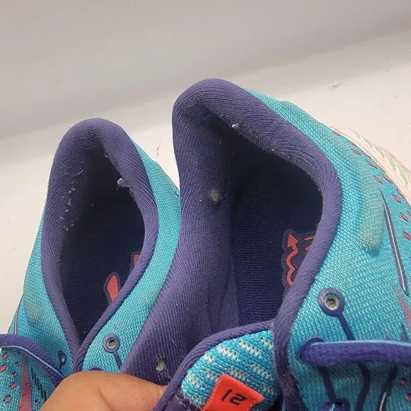 Brooks Adrenaline GTS 21 Womens 10 Blue Running Athletic Shoes 1203291B408