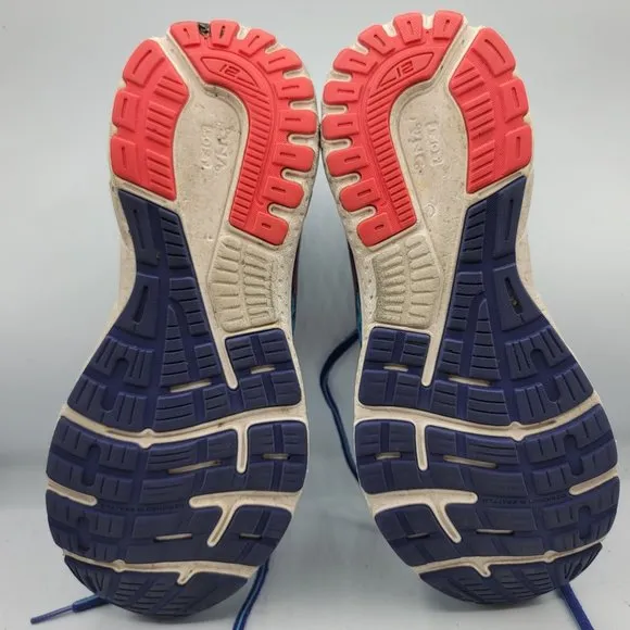 Brooks Adrenaline GTS 21 Womens 10 Blue Running Athletic Shoes 1203291B408