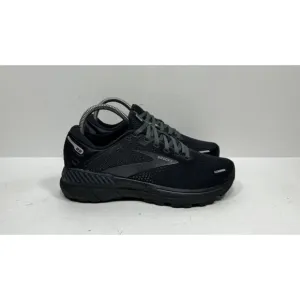Brooks Adrenaline GTS 22 Womens 7 Shoes Triple Black Running Sneaker 1203531B020
