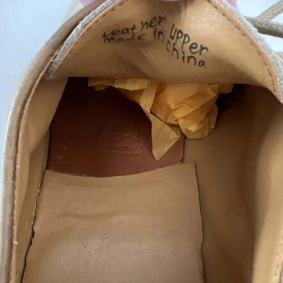 Brooks Brothers Men's Suede Shoes Size 13D Tan Goodyear Welt Construction Lace