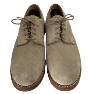 Brooks Brothers Men's Suede Shoes Size 13D Tan Goodyear Welt Construction Lace