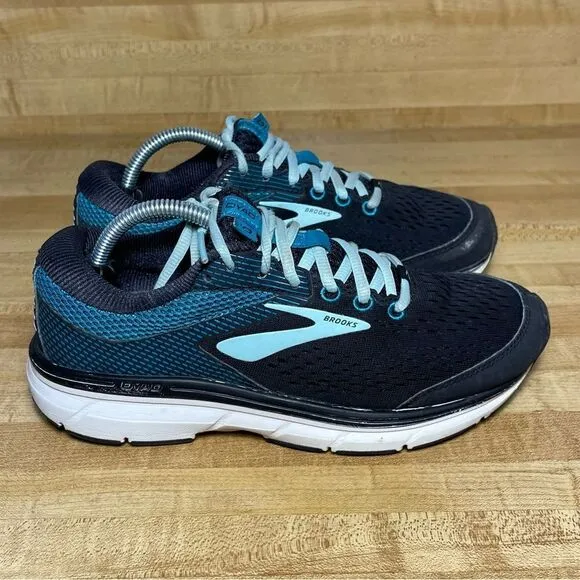 Brooks DYAD 10 Running Shoes Sneakers Black Mint Womens 7.5 B