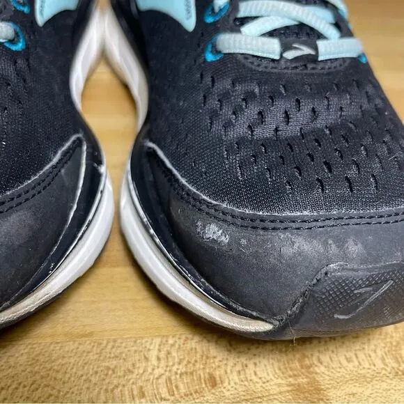 Brooks DYAD 10 Running Shoes Sneakers Black Mint Womens 7.5 B