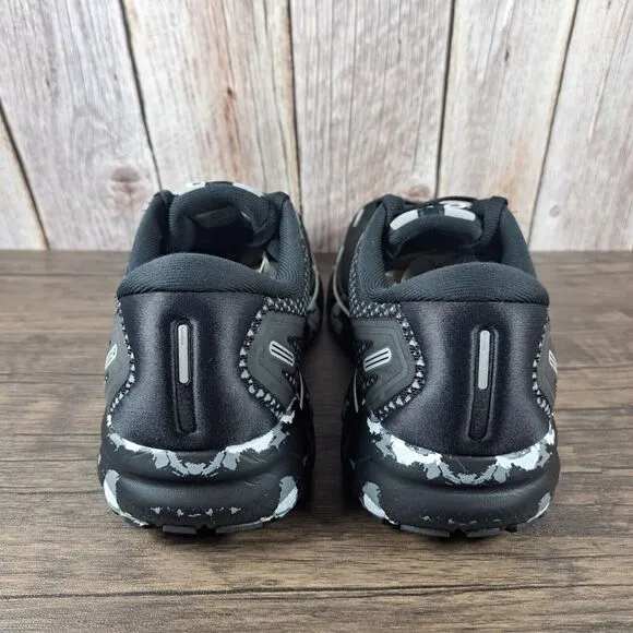 Brooks Ghost 14 Running Shoes Men's Sz 9 Black Gray Camo (VGC)