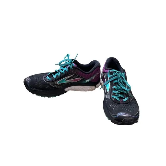 Brooks Ghost women’s black pink running shoes sneakers size 8 SKU 3824