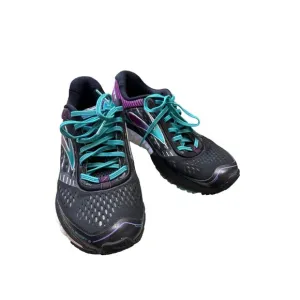 Brooks Ghost women’s black pink running shoes sneakers size 8 SKU 3824