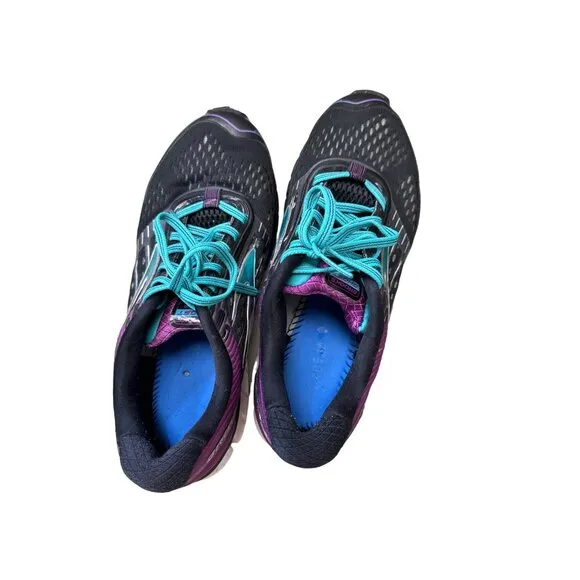 Brooks Ghost women’s black pink running shoes sneakers size 8 SKU 3824