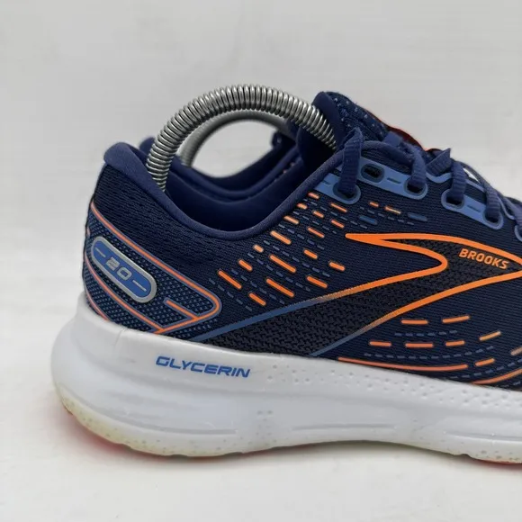 Brooks Glycerin 20 1103821D444 Blue Running Shoes Sneakers Men's Size 9 D