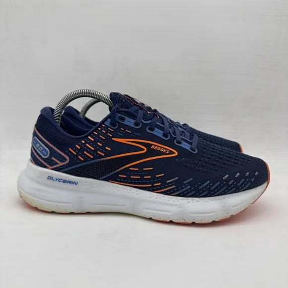 Brooks Glycerin 20 1103821D444 Blue Running Shoes Sneakers Men's Size 9 D