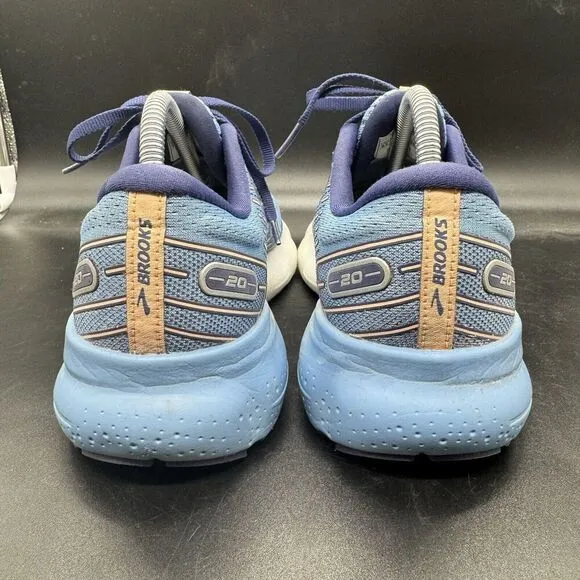 Brooks Glycerin 20 Blue Athletic Running Shoes 1203691B478 Women's Size 9.5B EUC