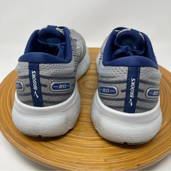 BROOKS Glycerin 20 Running Shoes Alloy Grey Blue Size 8 Men, 9.5 Women