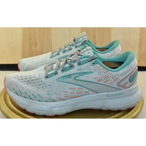 Brooks Glycerin 20 Women's Shoes Size 11 Boyster/Latigo Bay Sneakers -Flaws-