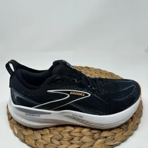 BROOKS Glycerin GTS 22 Running Shoes Black Country Blue Orange Pop Size 9.5 Men