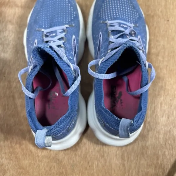 Brooks Glycerin StealthFit 20 Womens Size 7.5 Blue Running Shoes