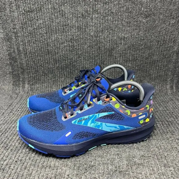 Brooks Launch 9 “Bowl O’ Brooks” Blue Athletic Running Shoes Mens Size 8 D