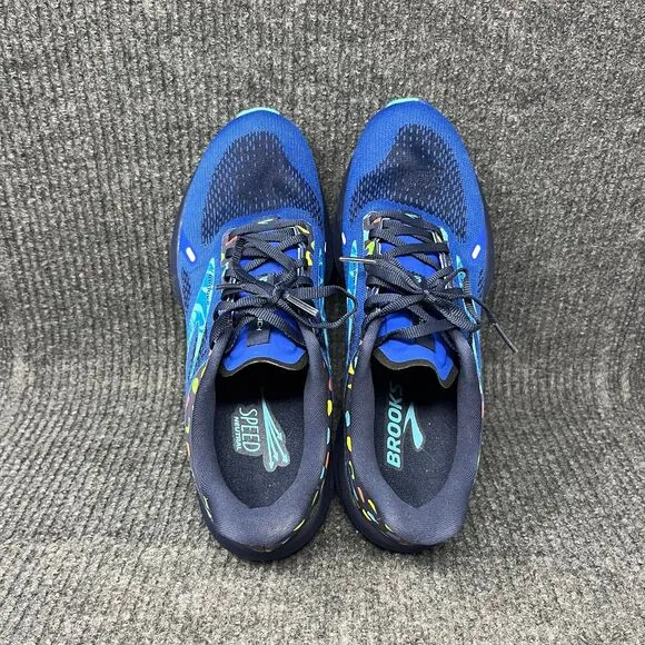 Brooks Launch 9 “Bowl O’ Brooks” Blue Athletic Running Shoes Mens Size 8 D