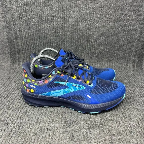 Brooks Launch 9 “Bowl O’ Brooks” Blue Athletic Running Shoes Mens Size 8 D