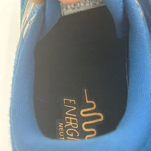 Brooks Levitate 6 Sneakers Men's Size 8 D Running Athletic Shoes Blue Orange