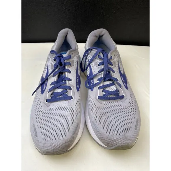 Brooks Men's Gray &amp; Purple Running Shoes/ Sneakers Size 13 SKU 5563