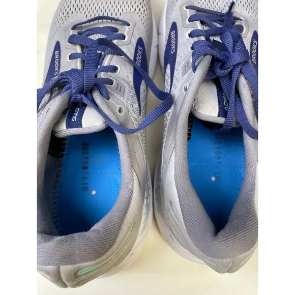 Brooks Men's Gray &amp; Purple Running Shoes/ Sneakers Size 13 SKU 5563