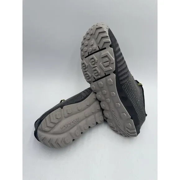 Brooks PUREGRIT 8 Men's NEW Athletic Sneaker Grey US Size 9.5 Medium NIB