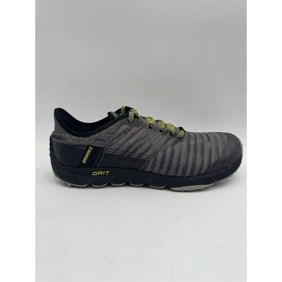 Brooks PUREGRIT 8 Men's NEW Athletic Sneaker Grey US Size 9.5 Medium NIB