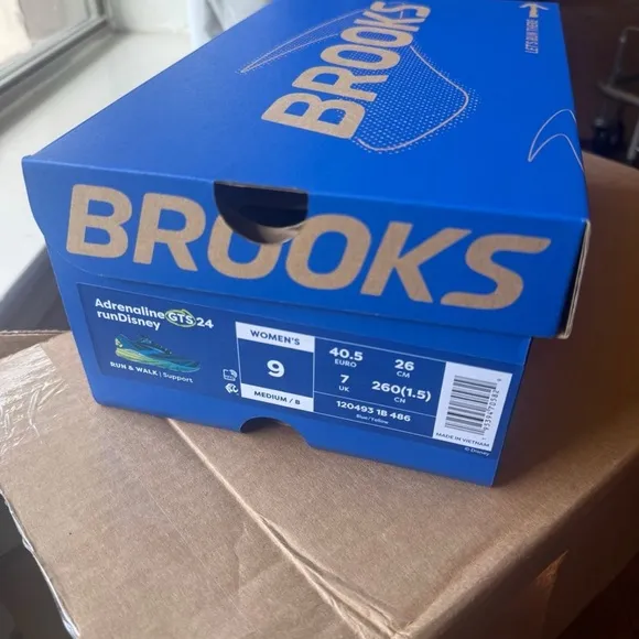 Brooks runDisney Athletic Shoes - Adrenaline GTS 24 women’s 9
