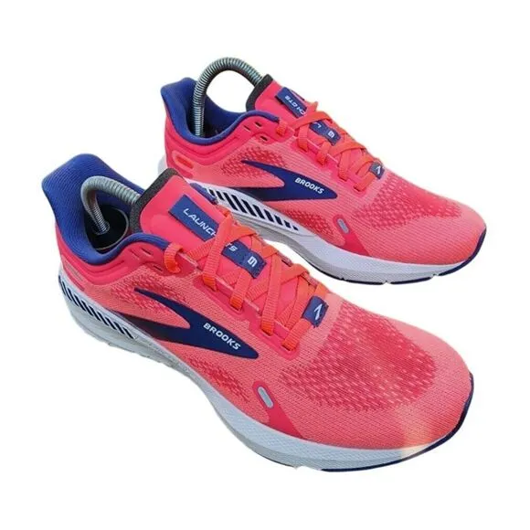 Brooks shoes Women's‎ Size 9.5 B Launch Pink/Fuchsia/Cobalt Running 12037318604