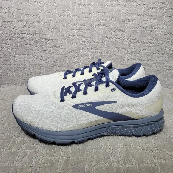 Brooks Signal 3 Men's Size US 8 D White Gray Athletic Running Sneakers Shoes