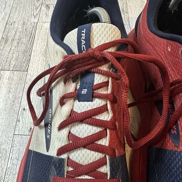 Brooks Trace 2 Texas Star Running‎ Shoes Men's 13 USA Red White Blue 1103881D689