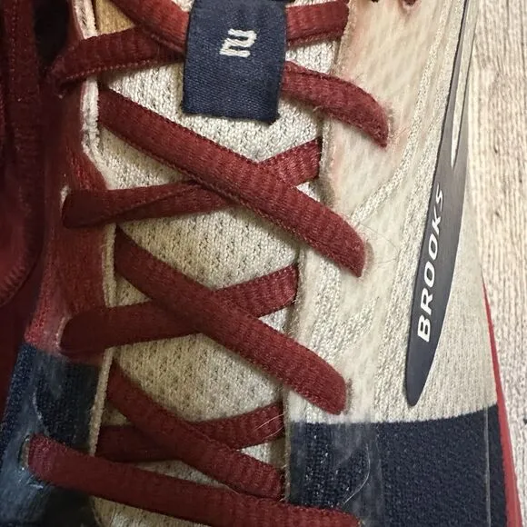 Brooks Trace 2 Texas Star Running‎ Shoes Men's 13 USA Red White Blue 1103881D689