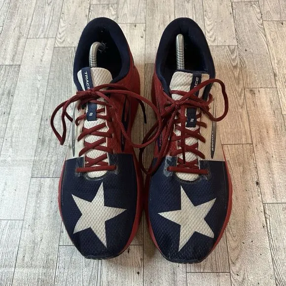 Brooks Trace 2 Texas Star Running‎ Shoes Men's 13 USA Red White Blue 1103881D689