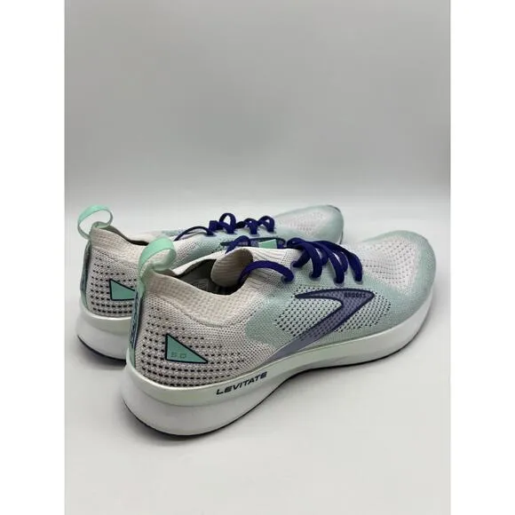 Brooks Women's Levitate Stealthfit 5 1203591B127 White Running Shoes Size 10B🛒