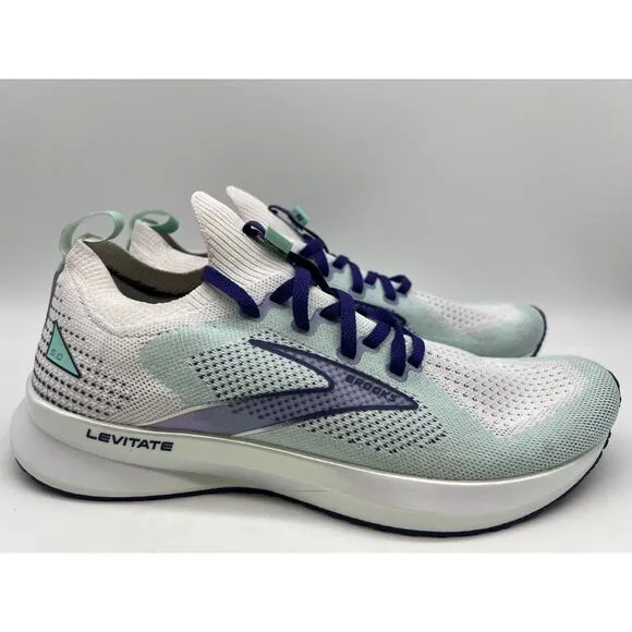 Brooks Women's Levitate Stealthfit 5 1203591B127 White Running Shoes Size 10B🛒