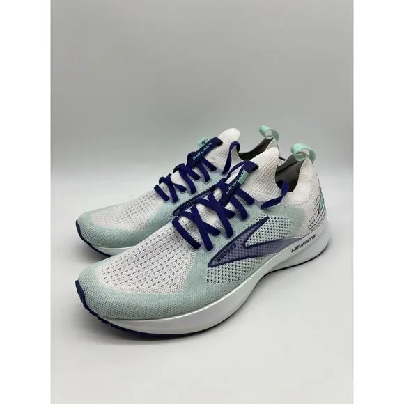 Brooks Women's Levitate Stealthfit 5 1203591B127 White Running Shoes Size 10B🛒