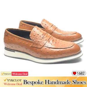 Business Casual Loafers Men's British Dress Leather Shoes
