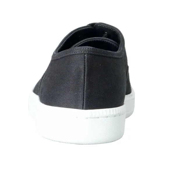 Car Shoe By Prada Black Canvas Sneakers Shoes