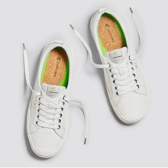 Cariuma NEW Womens OCA Low Top Canvas Lace Up Sneakers Shoes Sz 8.5