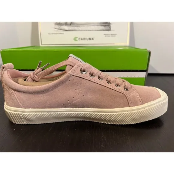 Cariuma OCA Low Suede Sneakers Rose Size 10.5 Women/9 Men